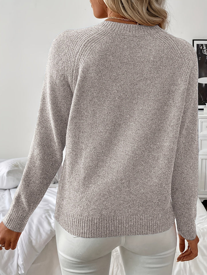 Pascuala - Elegante Jersey De Punto Con Perlas