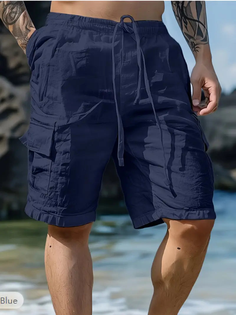 Titov - Pantalones Cortos Elásticos Transpirables