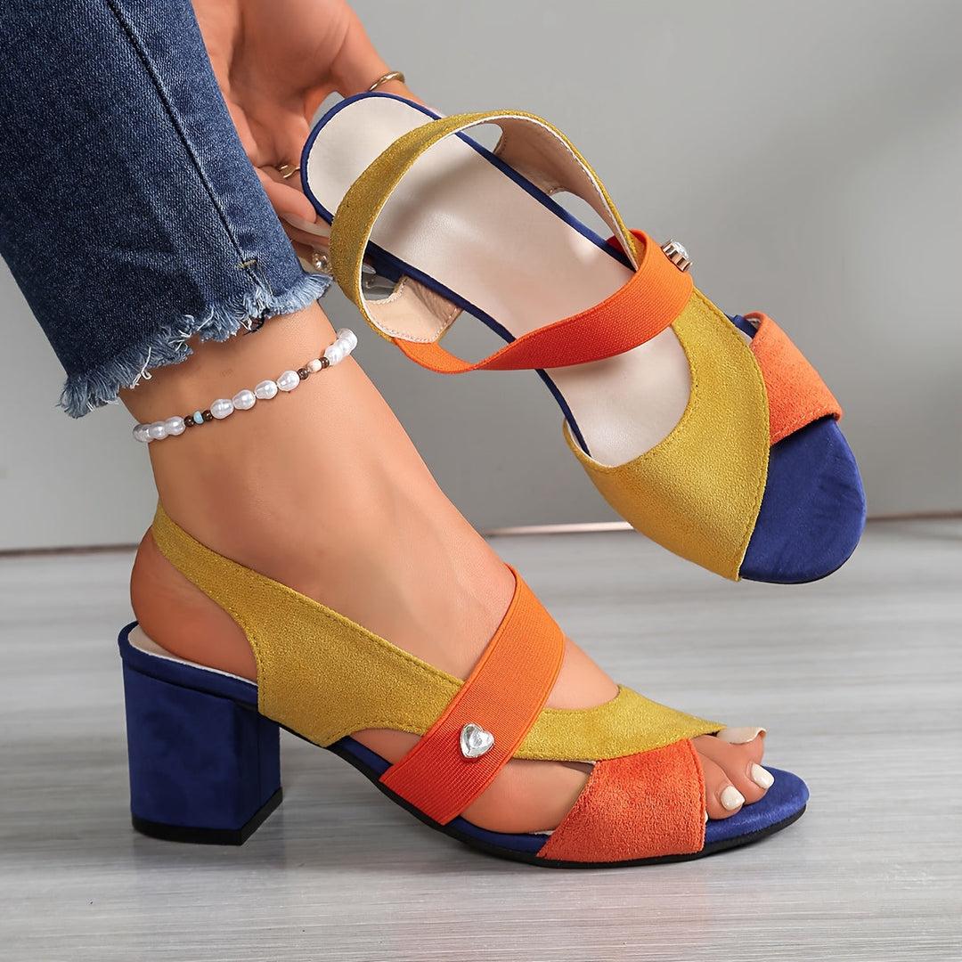 Josien - Sandalias Cómodas Con Tiras Elásticas