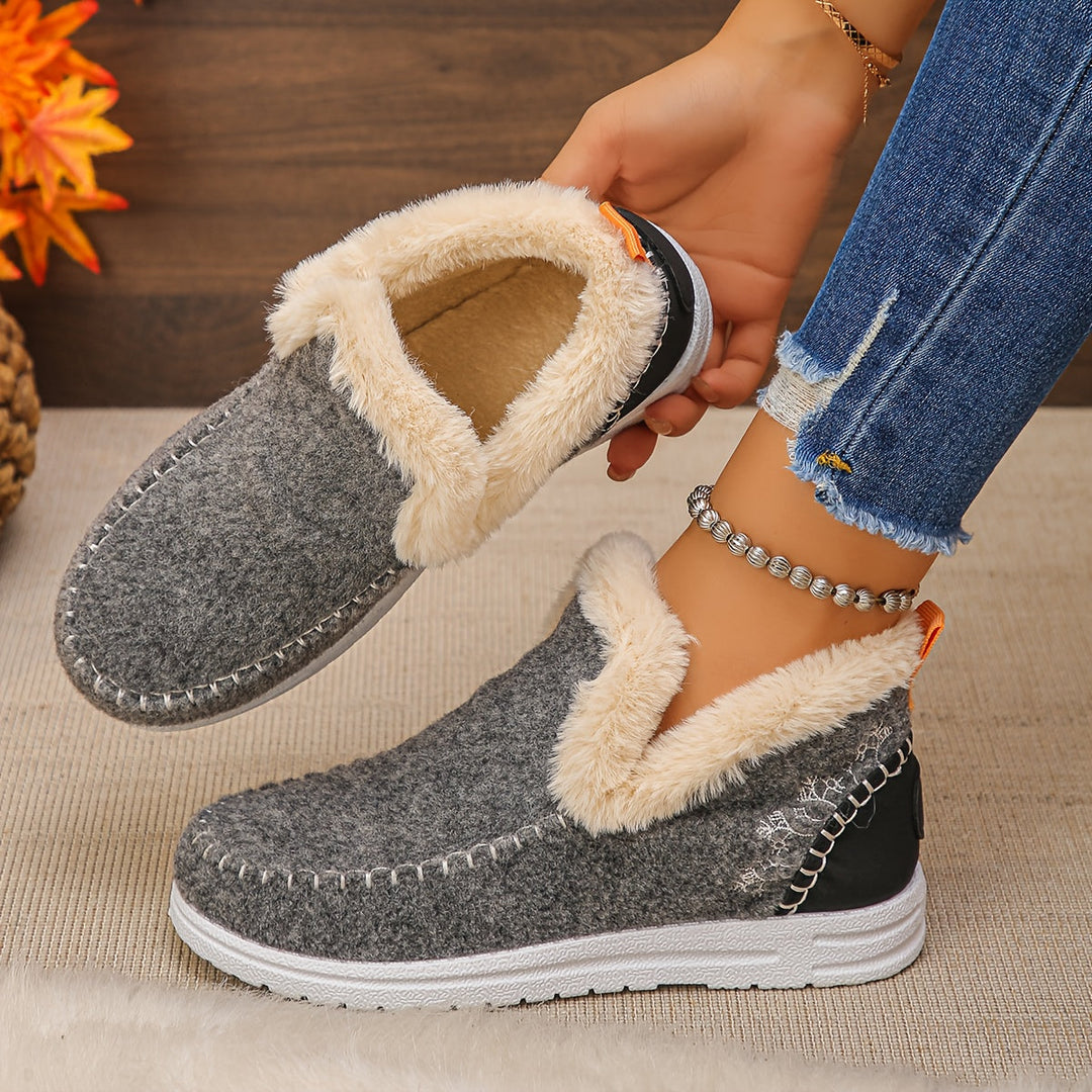 Aleeza - Zapatillas Informales Con Forro Polar