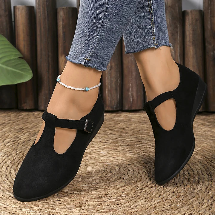 Nannie - Mocasines Ortopédicos Cómodos Con Hebilla