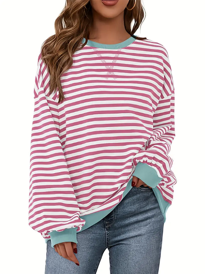 Nirina - Camisa De Manga Larga Con Estampado a Rayas
