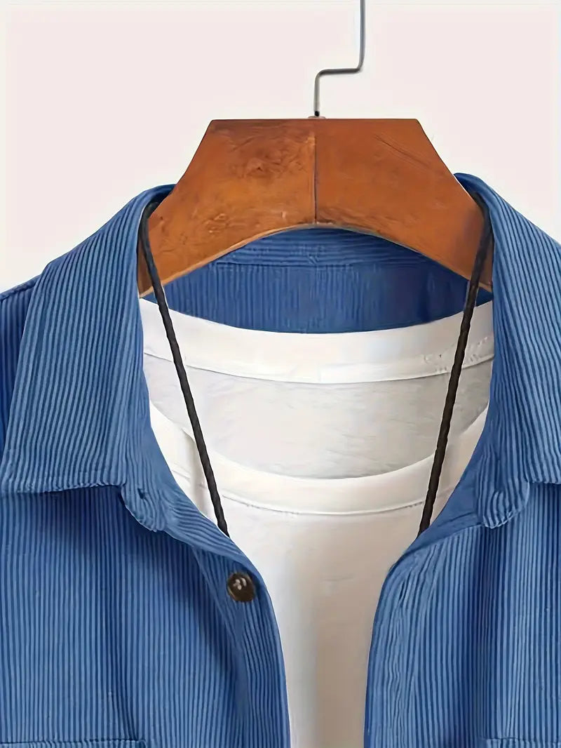 Rickey - Camisa Informal De Pana Con Botones
