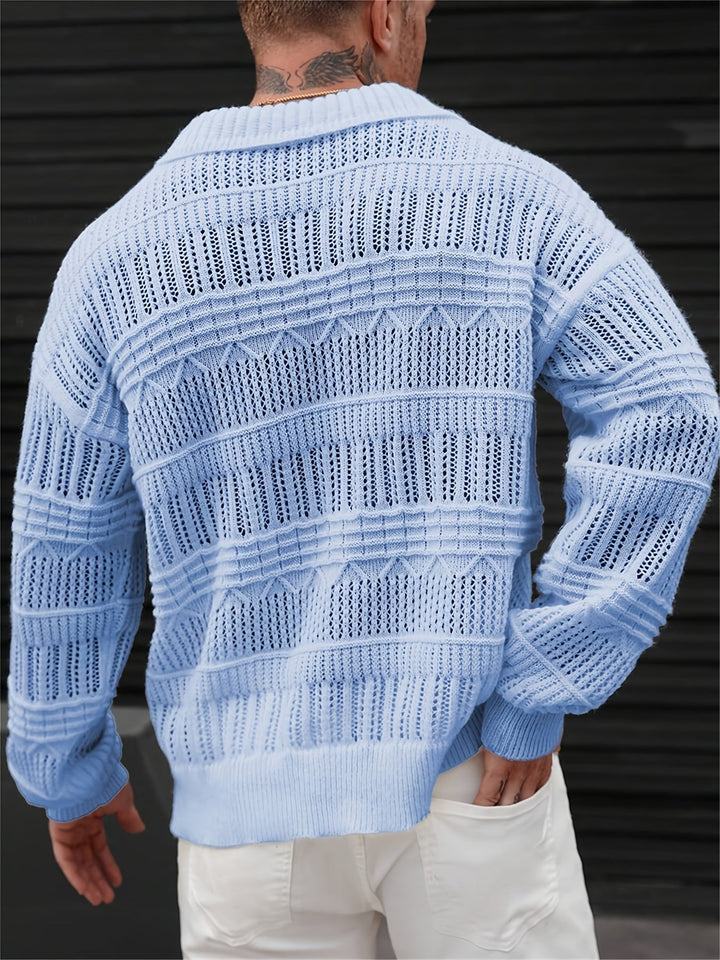 Wesley - Jersey De Manga Larga Con Diseño Recortado