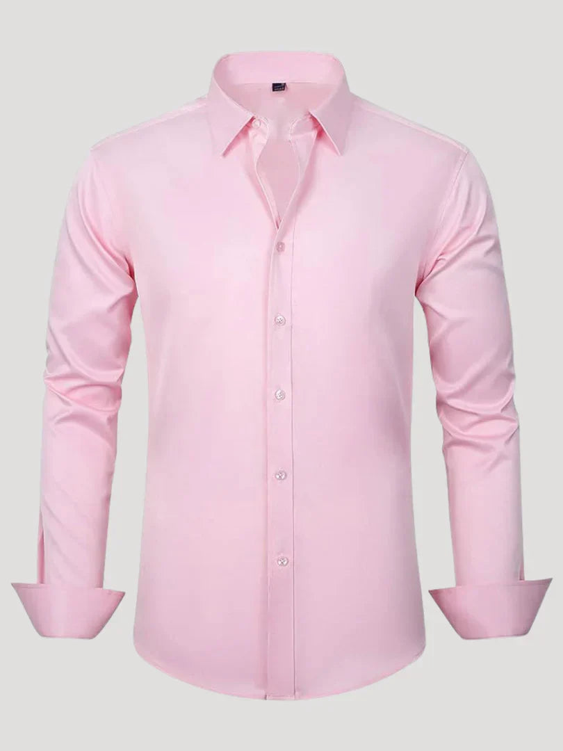 Bordon - Camisa Elástica Sin Planchar Con Botones