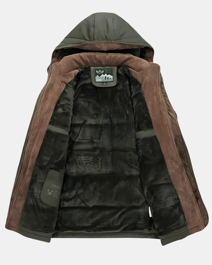 Aziel - Chaqueta Acolchada De Invierno Con Múltiples Bolsillos