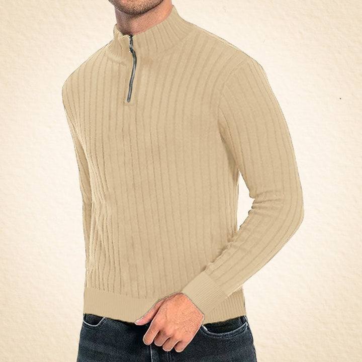 Zaccheo - Jersey Informal De Cuello Alto Con Cremallera