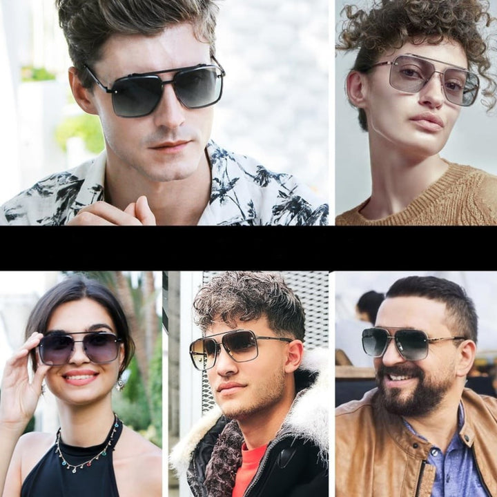 RayForge - Gafas De Sol Retro Con Degradado Protección UV400
