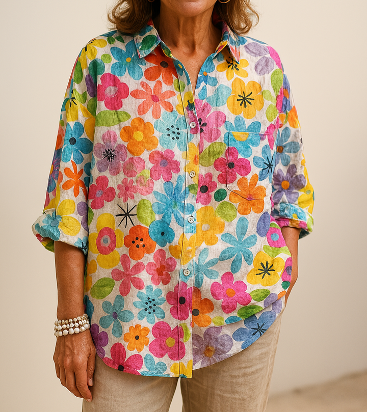 Petra - Blusa Floral Informal