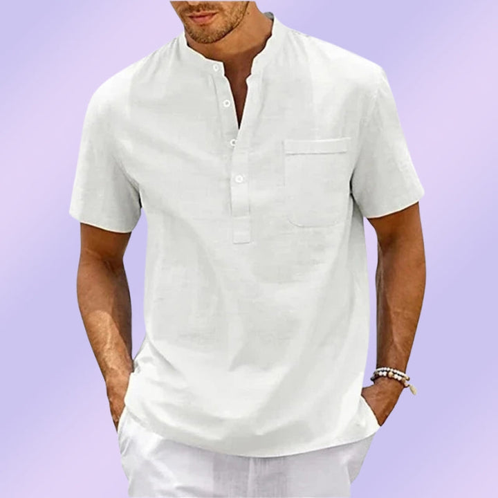 Vicent - Camiseta Elegante De Linen