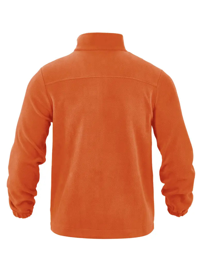 Barron - Chaqueta Informal De Forro Polar Con Cremallera y Bolsillo