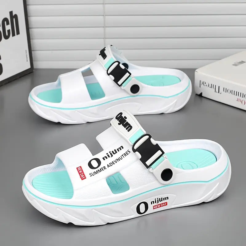 Stelios - Sandalias Informales De Verano Para Exterior