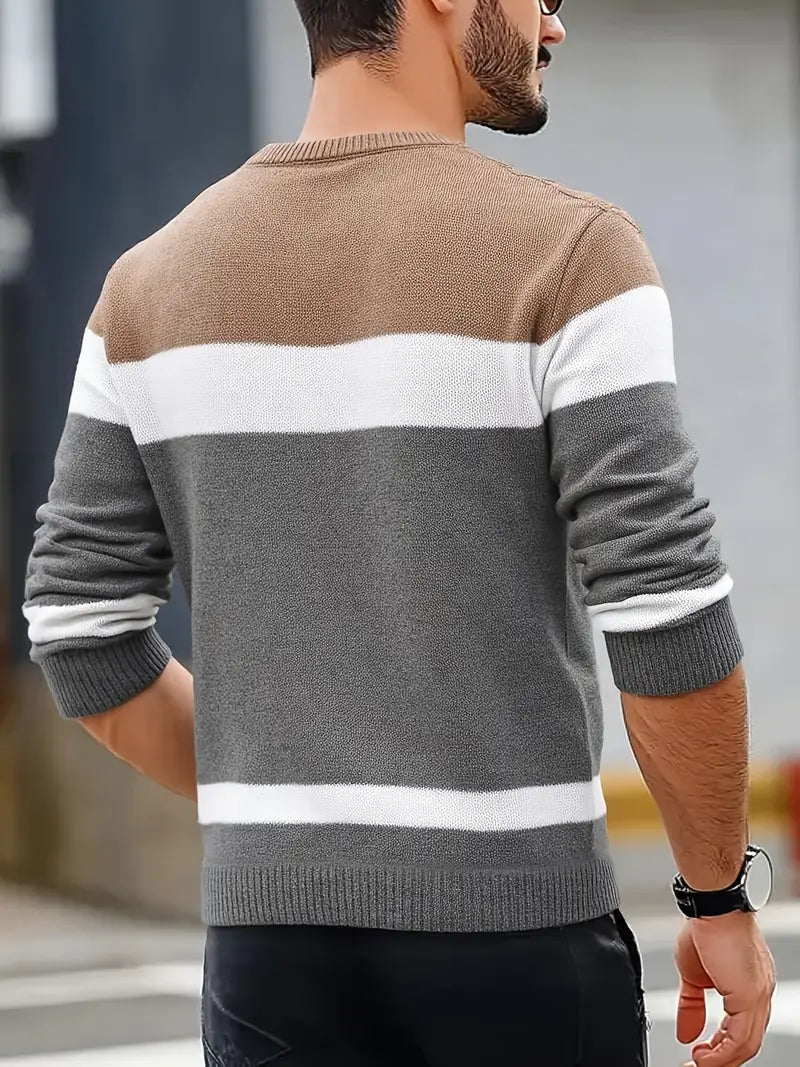 Watkins - Jersey De Manga Larga Informal De Punto