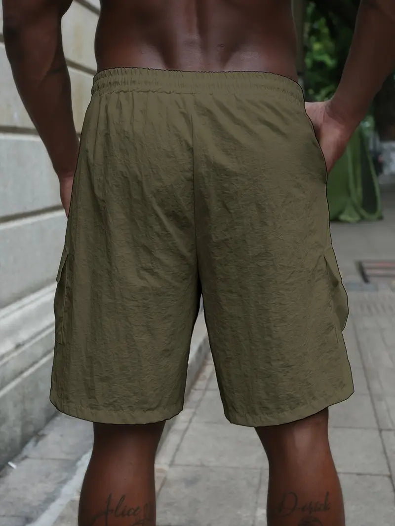 Titov - Pantalones Cortos Elásticos Transpirables