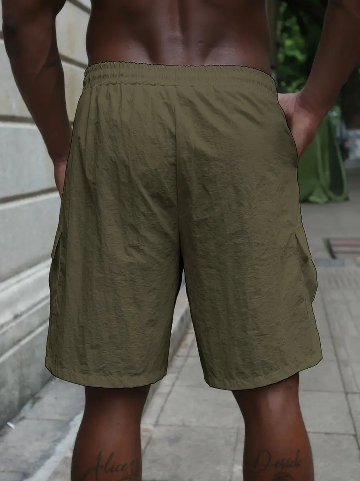 Titov - Pantalones Cortos Elásticos Transpirables