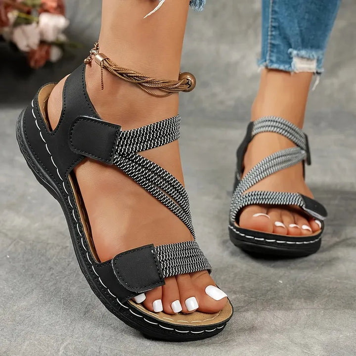 Rania - Sandalias Ligeras de Verano Con Correas Ajustables