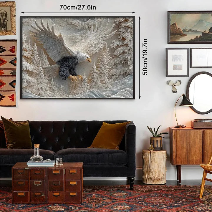 TalonCraft - Rompecabezas de Aguila Tallada para Decorar su Hogar