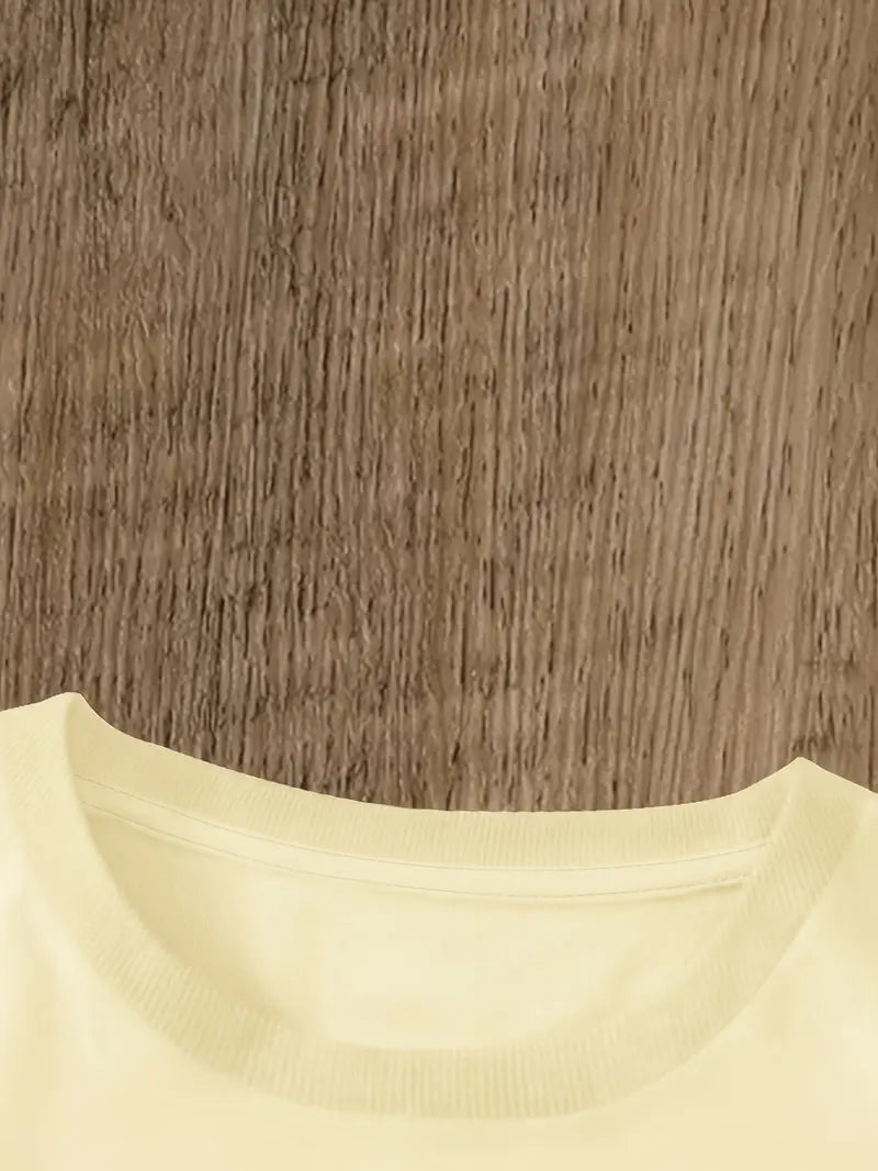 Aimilia - Elegante Camiseta De Manga Corta Con Estampado Floral