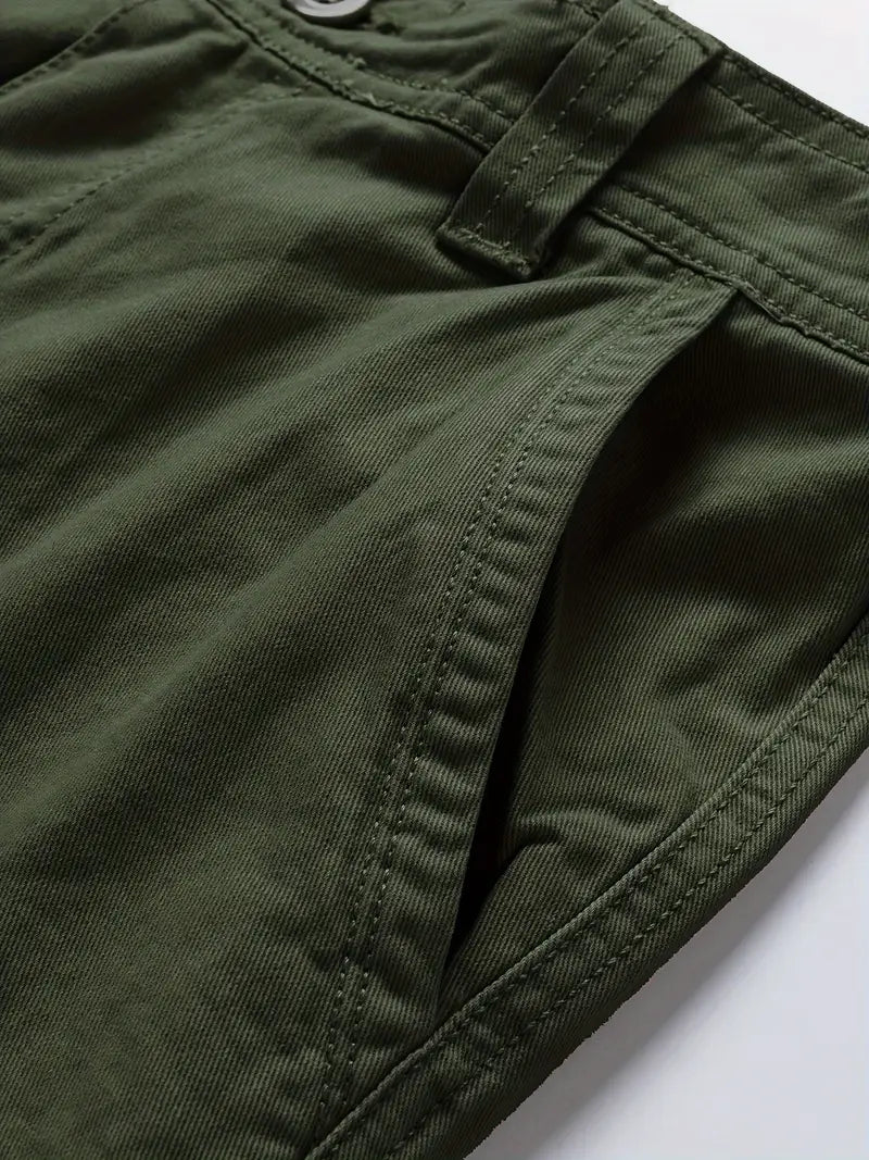 Mauro - Elegantes Pantalones Cortos Con Multibolsillos