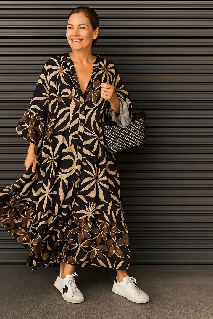 Solveig - Elegante Vestido Holgado