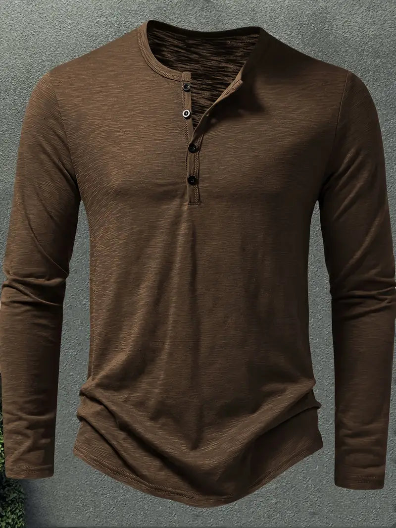 Zekeriya - Camisa de Manga Larga con Botones