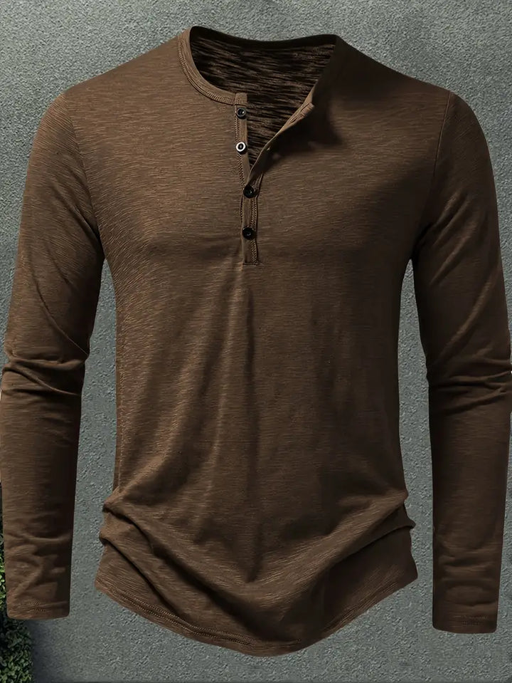 Zekeriya - Camisa de Manga Larga con Botones