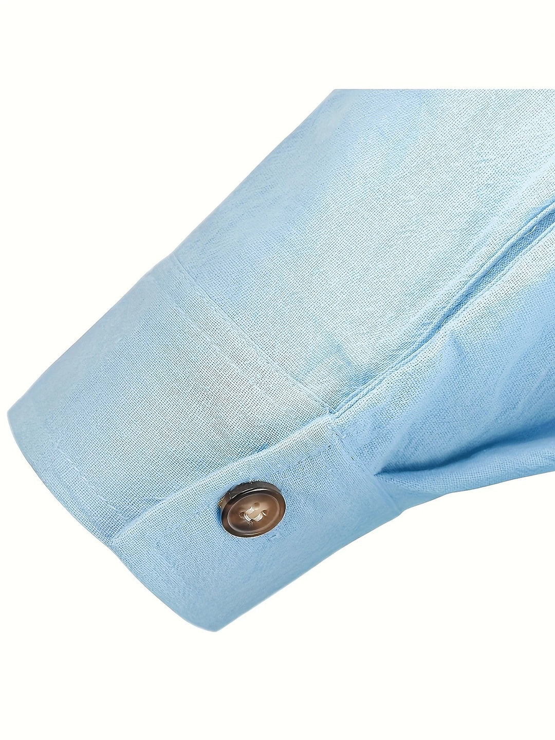 Shayne - Camisa Ligera De Algodón Y Lino Con Mangas Largas