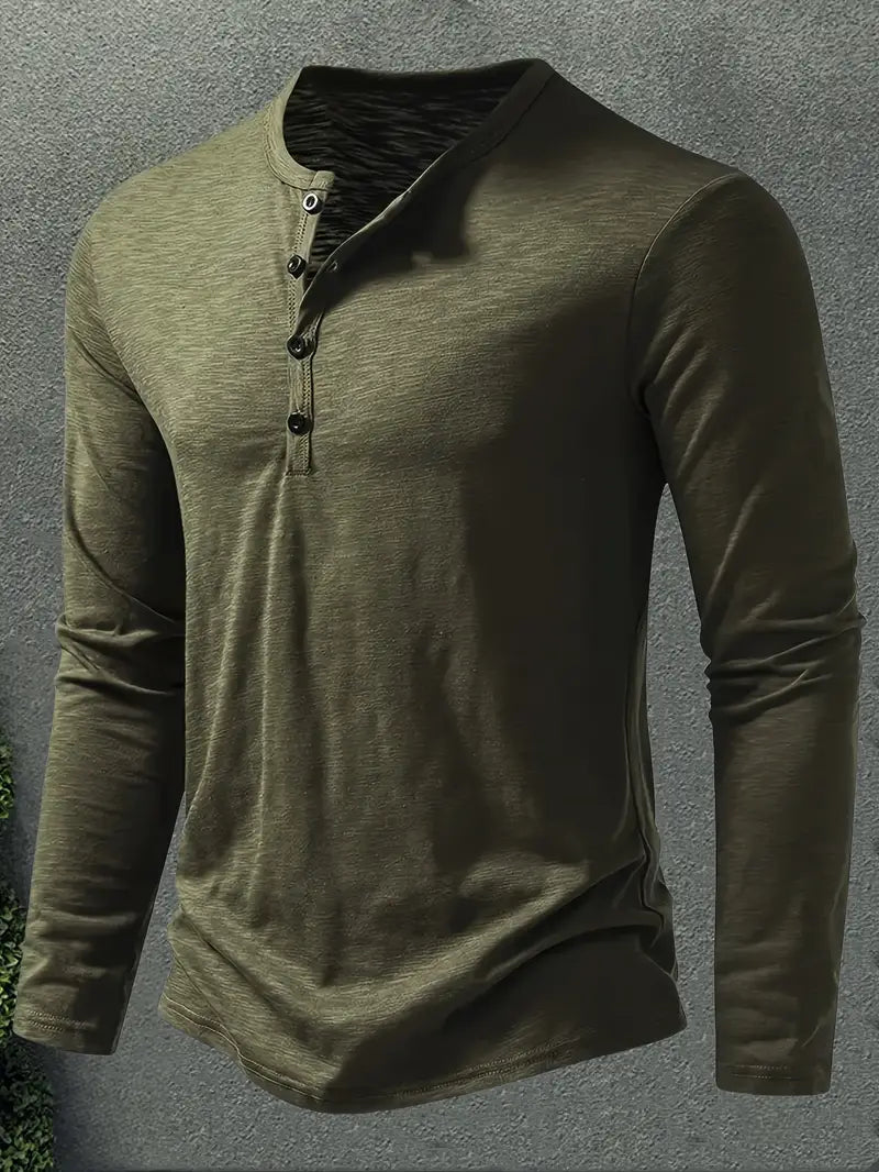 Zekeriya - Camisa de Manga Larga con Botones