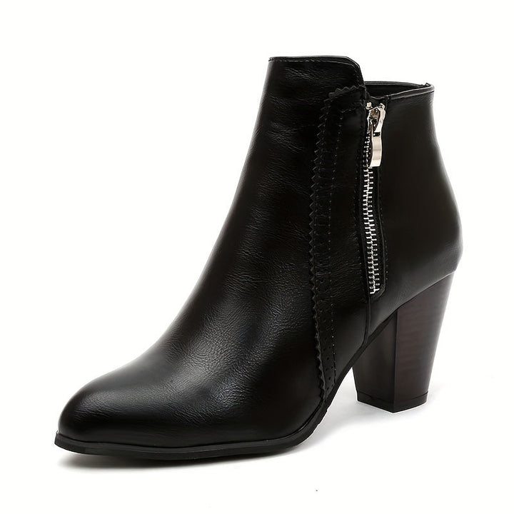 Zofie - Sandalia Elegante De Tacón Alto Con Cremallera Lateral