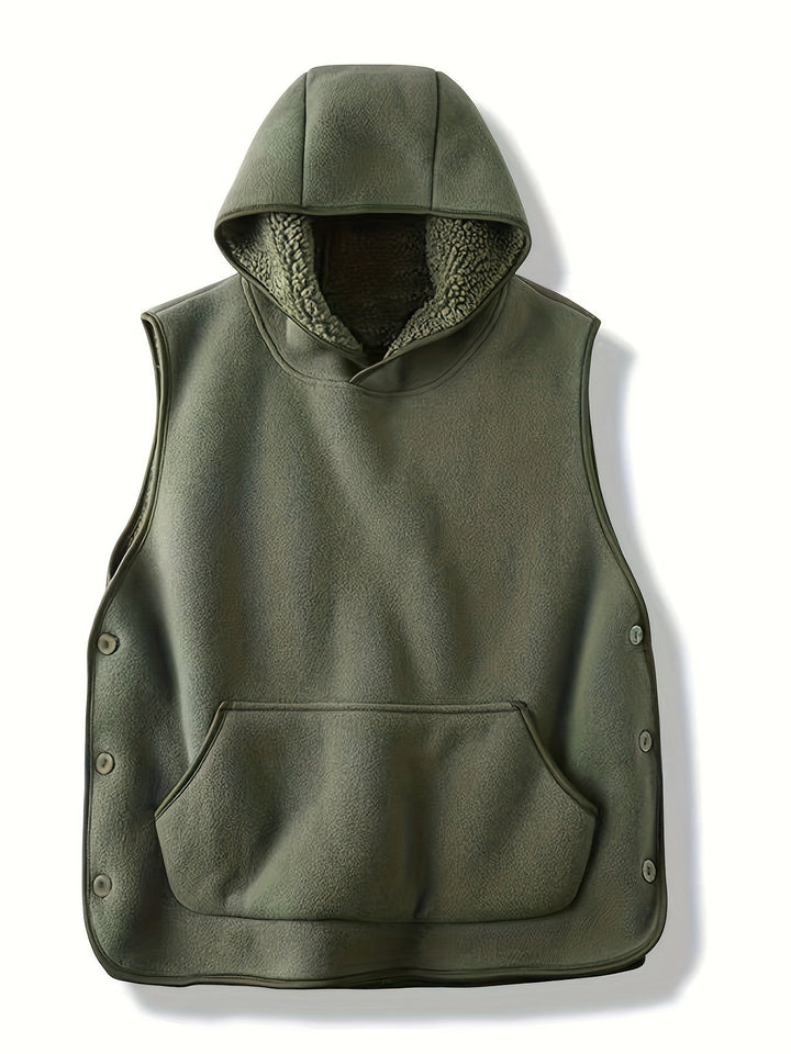Niles - Poliéster Sin Mangas Con Capucha para Invierno