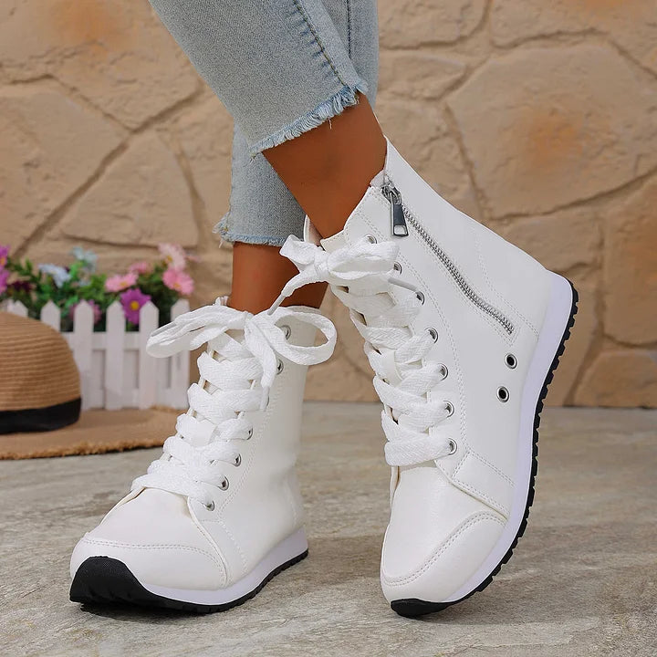 Theofani - Botines Con Cremallera Transpirables