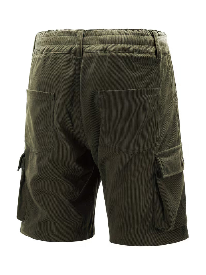 Jorit - Pantalones Cortos Carga De Pana Con Tejido 3D