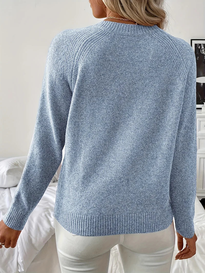 Pascuala - Elegante Jersey De Punto Con Perlas