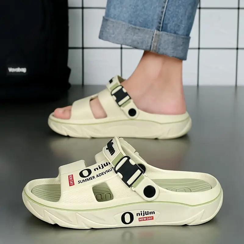 Stelios - Sandalias Informales De Verano Para Exterior