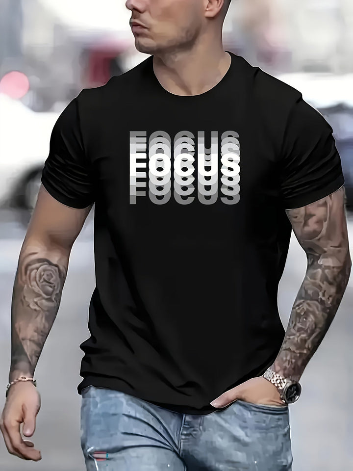 Focus – Camiseta Elegante Con Diseño Efecto