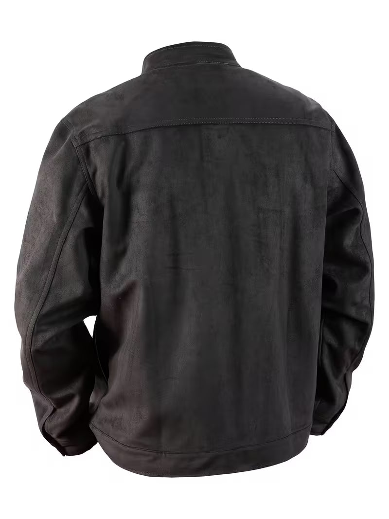 Jelil - Chaqueta De Ante Con Dos Bolsillos Delanteros