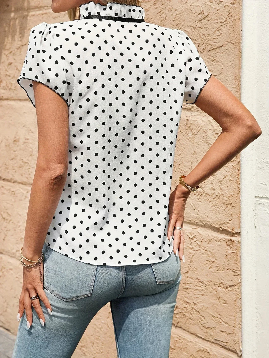 Bethany - Camisa De Manga Corta Con Bloques De Color
