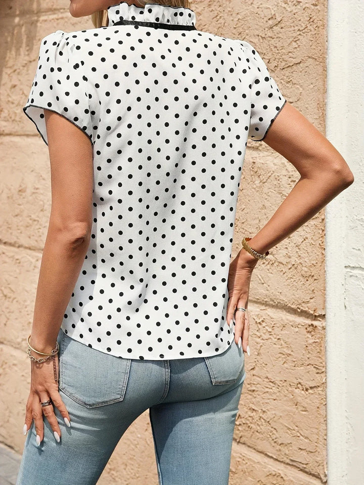 Bethany - Camisa De Manga Corta Con Bloques De Color