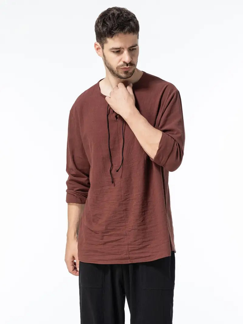 Pawel - Algodón Camisa De Manga Larga De