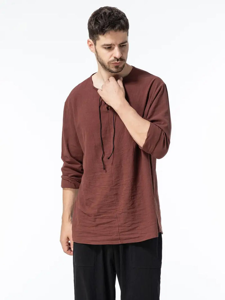 Pawel - Algodón Camisa De Manga Larga De