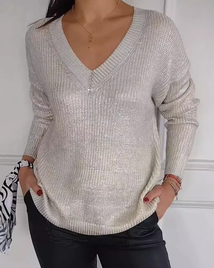 Natasja - Jersey Informal Con Cuello en V