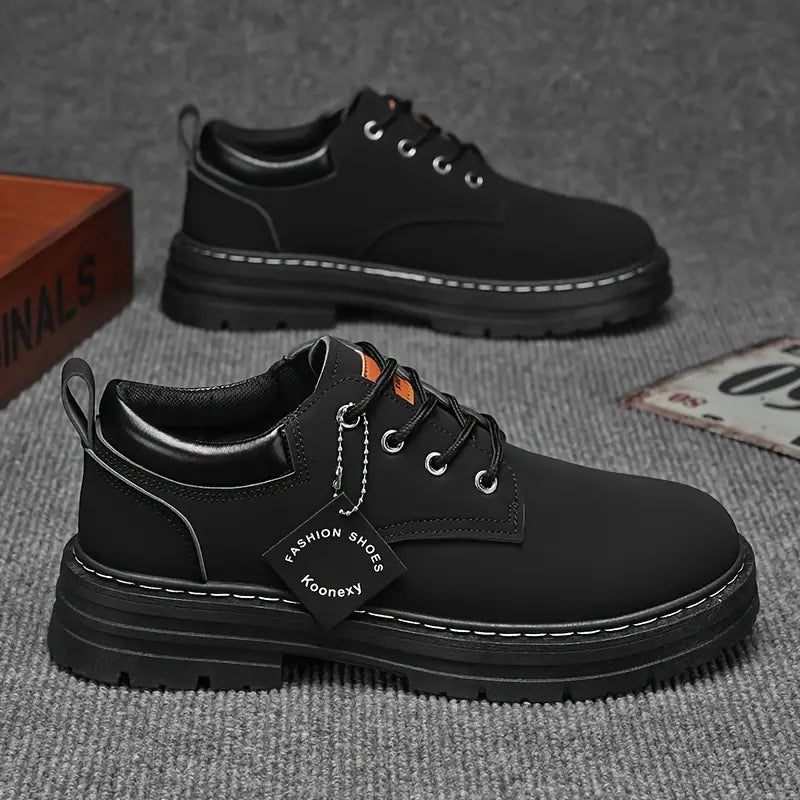 Trevino - Zapatos Clásicos Con Cordones y Puntera Redondeada