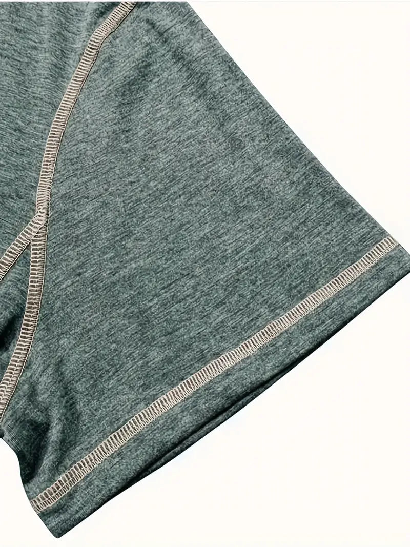 Orazio - Manga Corta Camiseta Con  Botón