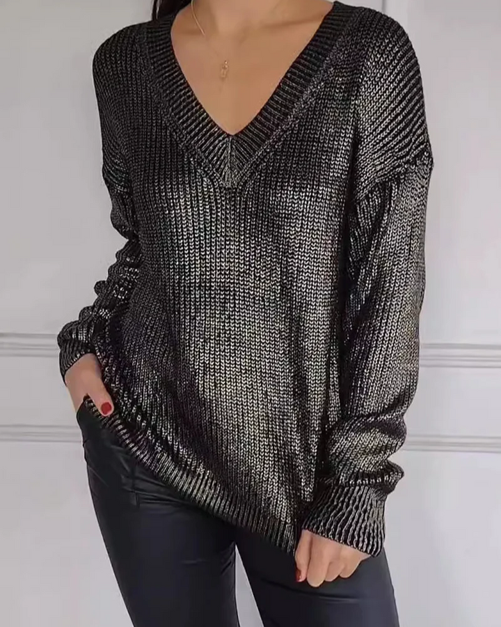 Natasja - Jersey Informal Con Cuello en V