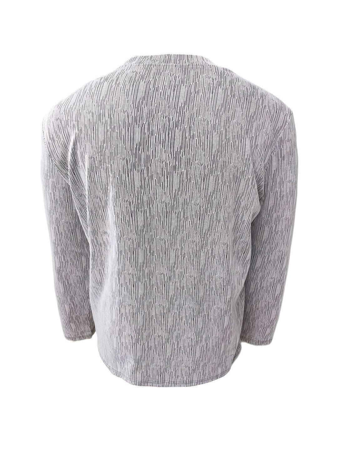 Usher - Camiseta Ajustada De Manga Larga Y Cuello En V