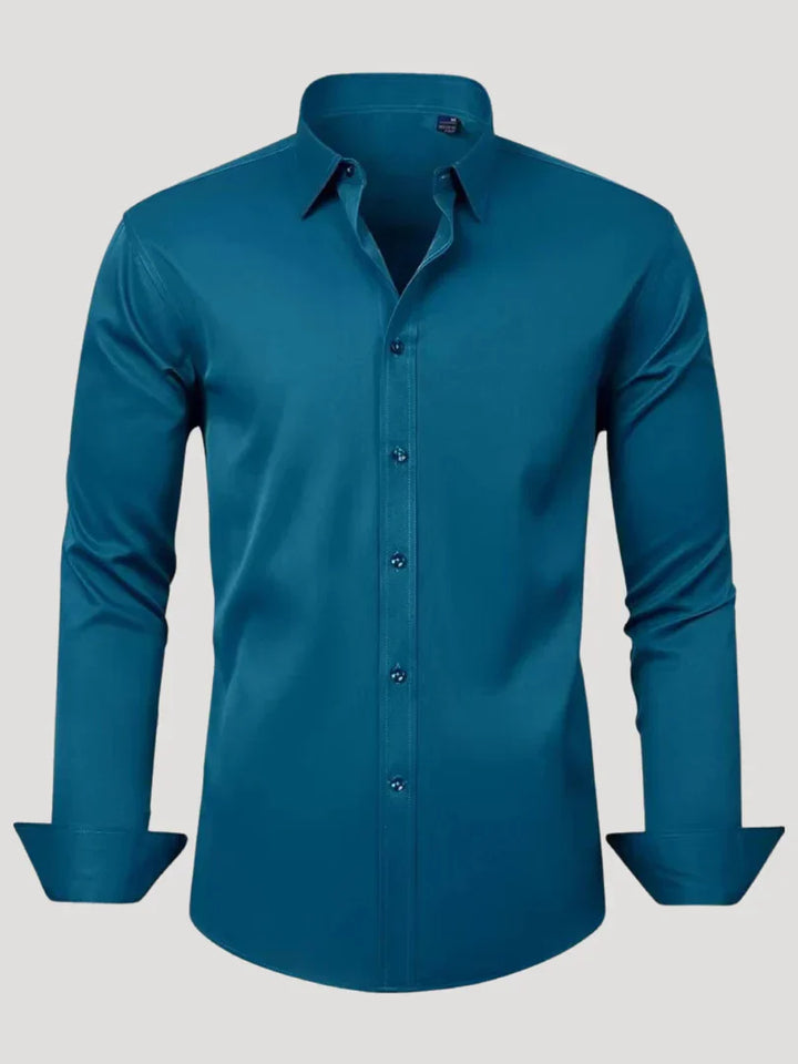 Bordon - Camisa Elástica Sin Planchar Con Botones