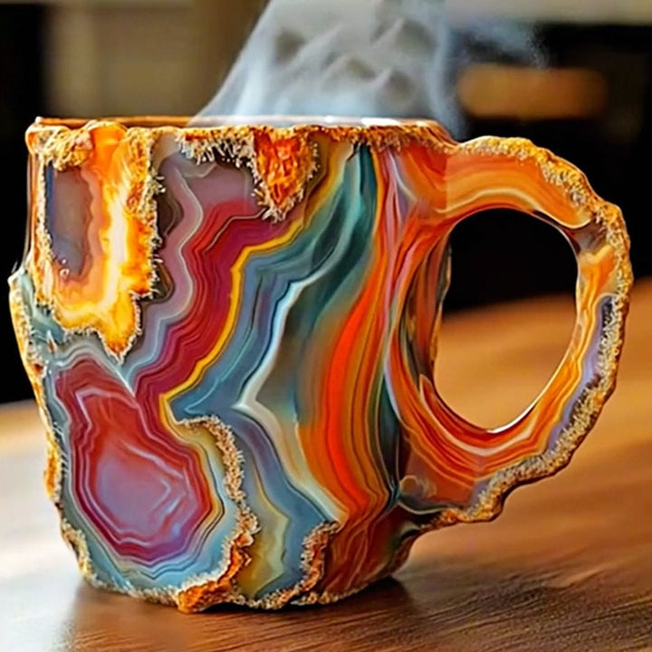 CrystalMug - Tazas De Café De Cristal Mineral