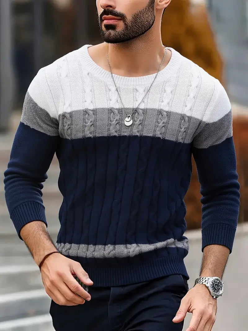 Watkins - Jersey De Manga Larga Informal De Punto