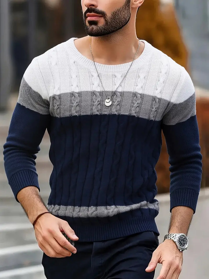 Watkins - Jersey De Manga Larga Informal De Punto