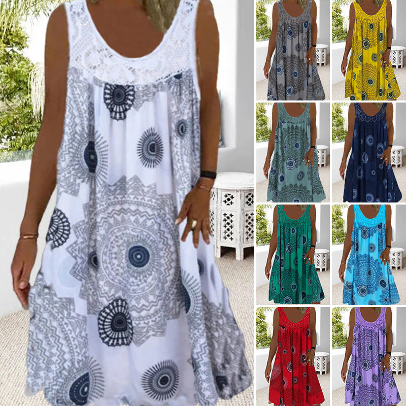 Paduch - Informal Verano Sin Mangas Vestido Con Estampado